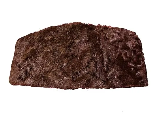 Brown Karakul Cap Brown Karakul Cap, Premium Sheep Wool, Traditional Afghan Jinnah Hat