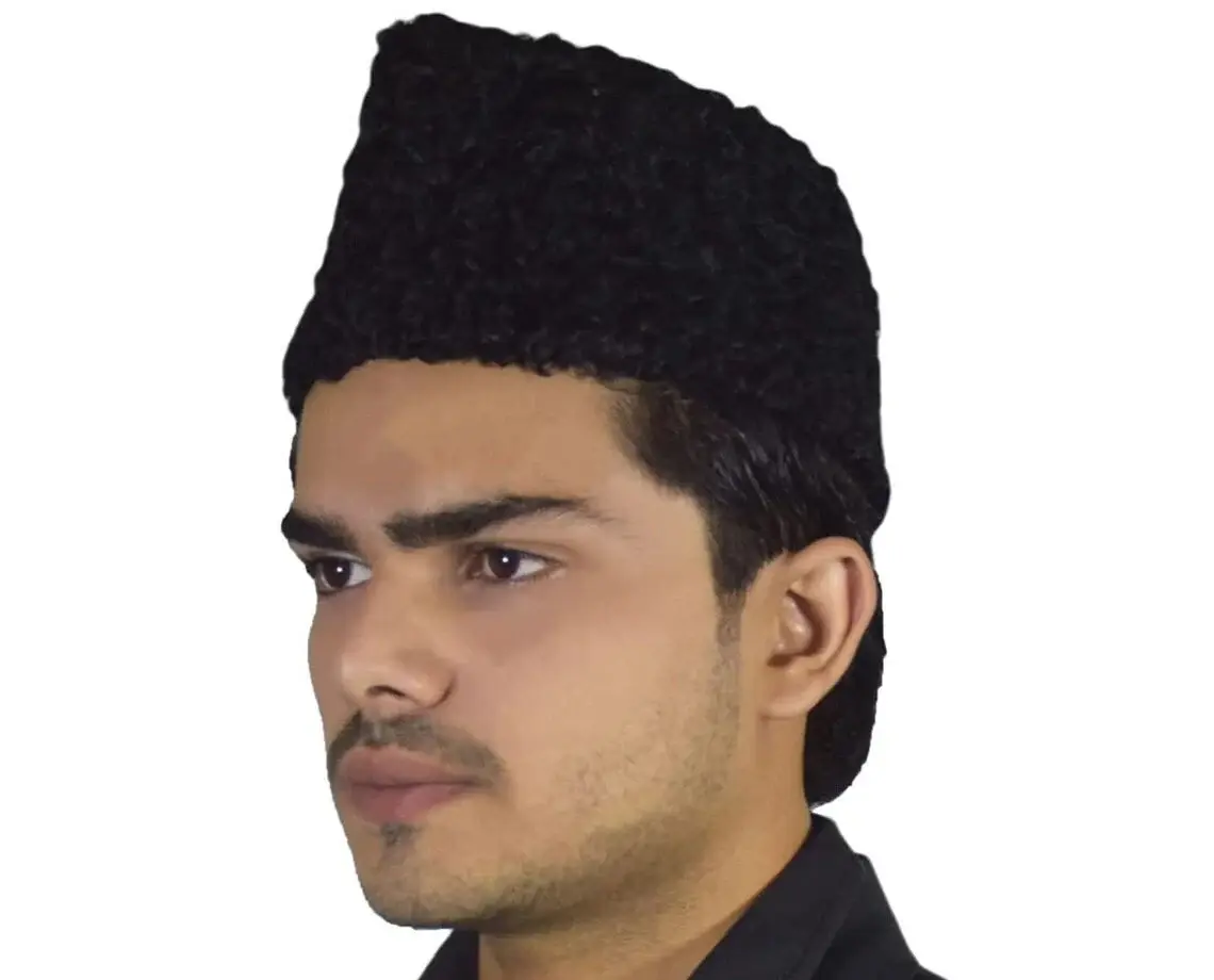 Jinnah Cap Kashmiri Topi Karakul Hat