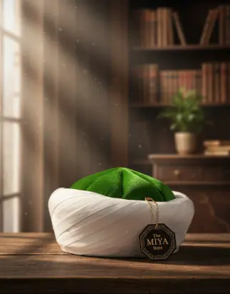 Handmade Islamic Taj crown cap traditional spiritual headwear regal craftsmanship