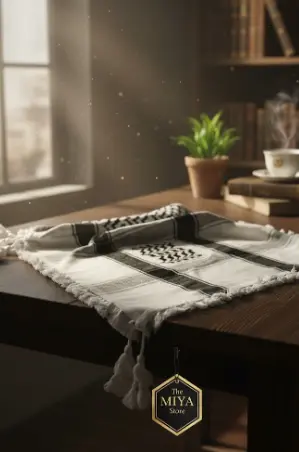 Palestinian shemagh premium cotton checkered scarf unisex cultural pride resilience