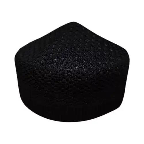 black prayer cap muslim