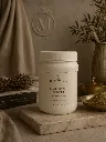 Luxe wellness products on marble tabletop.webp