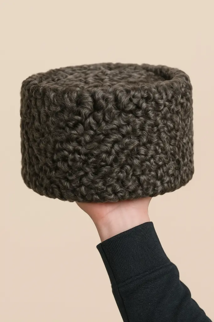 Handmade Karakul Papakha Hat – Authentic Lambskin Winter Cap | The MiYA Store (Xtraa Small (5), Black)