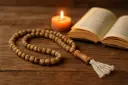 99 Beads Date Seed Misbaha - Handmade Islamic Prayer Tasbih, Natural Dhikr Beads, Muslim Rosary, Islamic Gift Subha