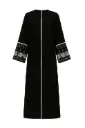 Hijabz by MiYA – Stylish Dubai Abaya for Women | Premium UAE Made Black Abaya in Imported Zoom Fabric with Embroidered Sleeves | Elegant Islamic Burqa, Hijab & Modest Wear for Weddings, Festivals & Daily Use