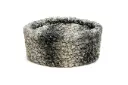 Grey Liaqat Cap – World-Famous Rampuri Topi, Diplomat Karakul Persian Hat with Premium Astrakhan Fur for Winter