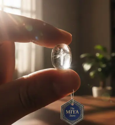 MiYA Dure e Najaf – Real & Natural Stone Imported from Karbala Sharif | Premium Blessed Healing Gemstone | Eye Health & Spiritual Protection