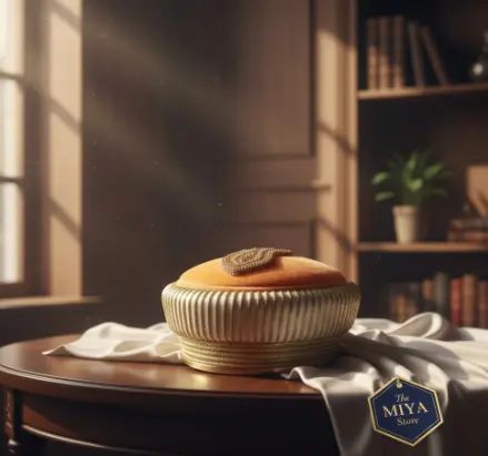 MiYA Islamic Fancy Sufi Cap in Black and Golden Color  – Premium Handcrafted Spiritual Prayer Topi | Luxury Design Cap | All Sizes Available