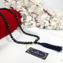 MiYA Haqik Stone Tasbih – Premium 100 Bead Prayer Counter | Authentic Healing Gemstone | Spiritual Excellence in Islamic Devotion