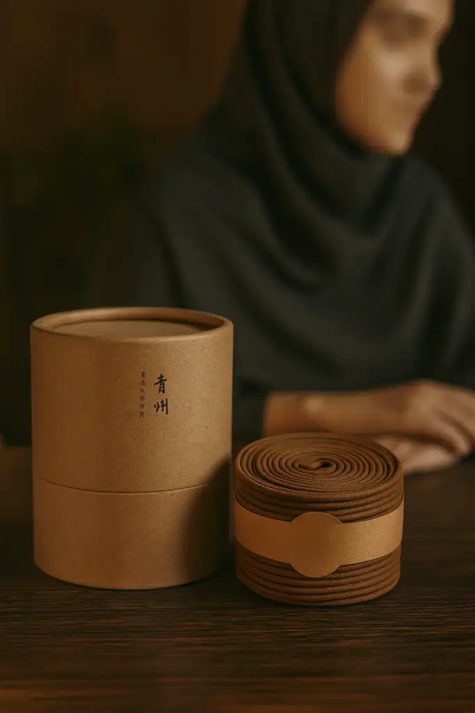 MiYA – ELBME 48pcs Spiral Agarwood Incense Coils | Natural Oud Fragrance | Premium Bulk Incense Set for Meditation, Prayer & Aromatherapy 