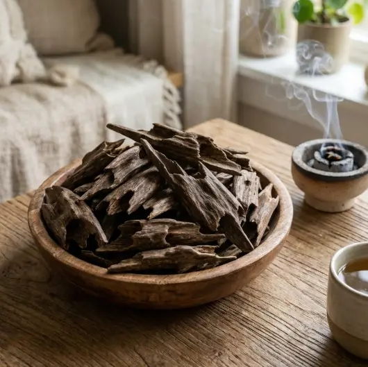 M i Y A ™ – Hindi Oud Zura | Triple Super Grade | Stick-Like Agarwood Chips | 100% Natural Hindi Oudh | Upper-Assam Heritage Agarwood