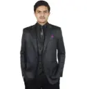 Hand-Stitched Tuxedo | Men's Black Suit : 3 Piece 