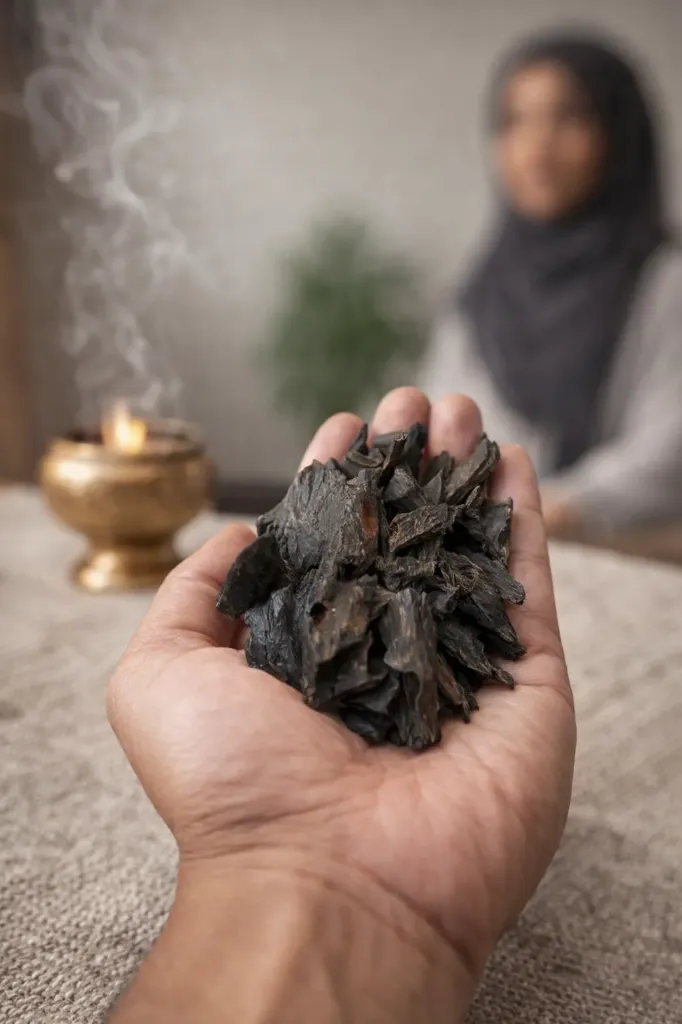 M i Y A™ – Sinking Grade Hindi Agarwood Chips | Premium Assam Origin Oud Wood from Kadamtala, Tripura | Ultimate Density Bakhoor | Complex Woody Symphony Profile (5 Grams)