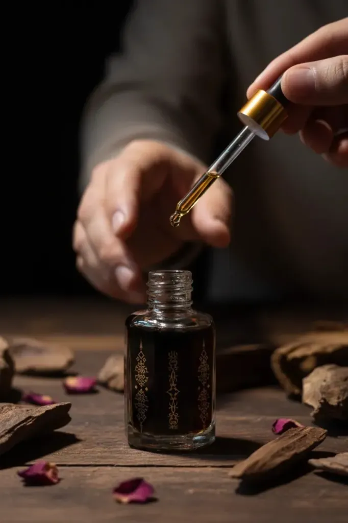 M i Y A™ – Wild Black Oud Khoayai 130-Year Tree | Powerful Wild Woody Burnt Sugar | Non-Destructive Harvest Oil (3ML)