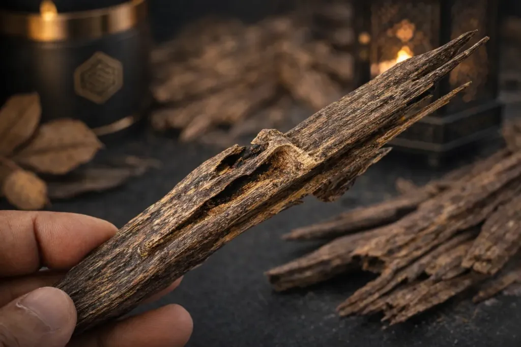 M i Y A™ – Naga Oud Wood – Large Size Nagaland Agarwood Chips : 250 Grams | Indian Hindi Oudh | خشب العود ناجالاند