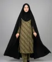 M i Y A ™ – Imported Irani Chadar Abaya | Premium Nida Fabric Full Length Modest Wear | Embroidered Sleeve Islamic Prayer Dress