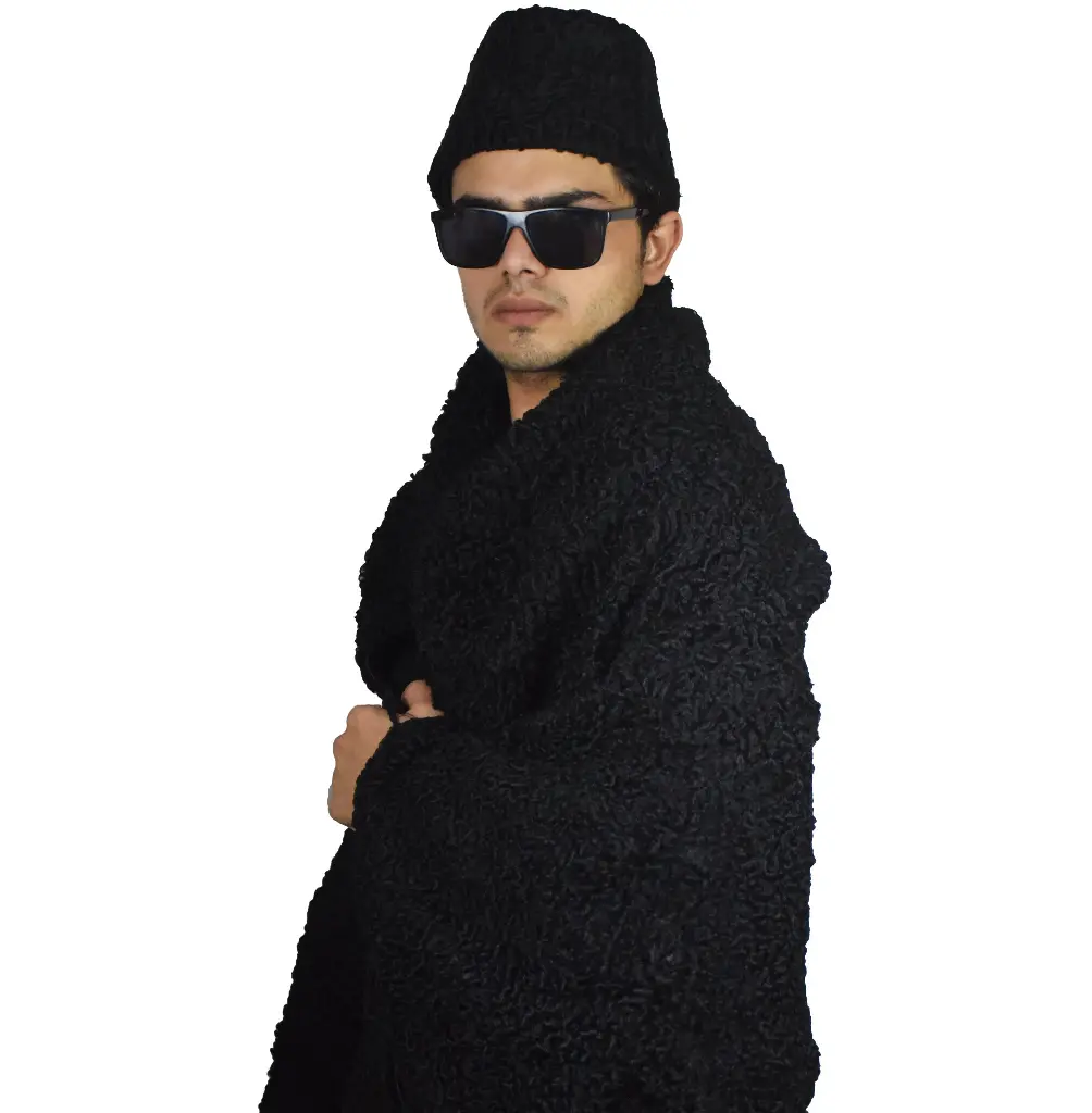 UNISEX - Extremely Rare - Handmade Karakul Shawl | Extra Warm 