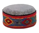 Himachal Cap – Handmade Pahadi Topi Traditional Uttarakhand Woolen : Kullu Hat Himalayan Cashmere | Ethnic Tribal Pillbox Kufi Skull Cap