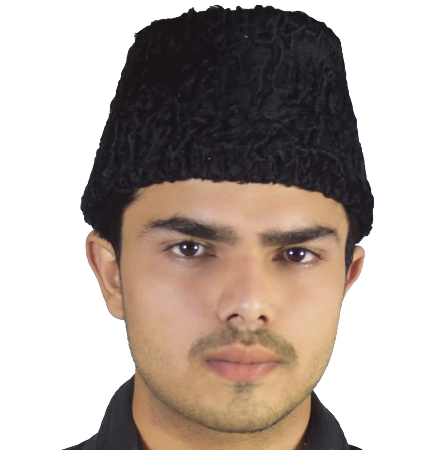 Russian Cossack Astrakhan Fur Hat – Authentic Trapper Sheepskin Hat for Men
