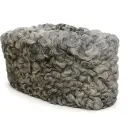 Grey Russian OG Karakul Cossack Hat – Genuine Persian Lamb Fur | Historical Military Design