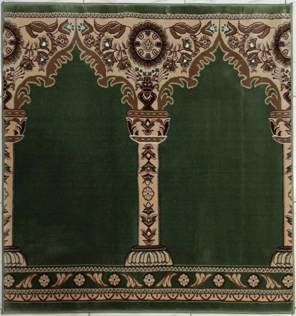 MiYA - Washable Mosque Janamaz Carpet Roll for Masjid & Hall Runner | Sajadah Prayer Mat - Multicolor [ Commercial Size- 4x20 Feet ]