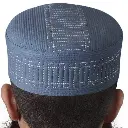 Blue Prayer Hat - Takke - Salah Cap - Handmade - Muslim