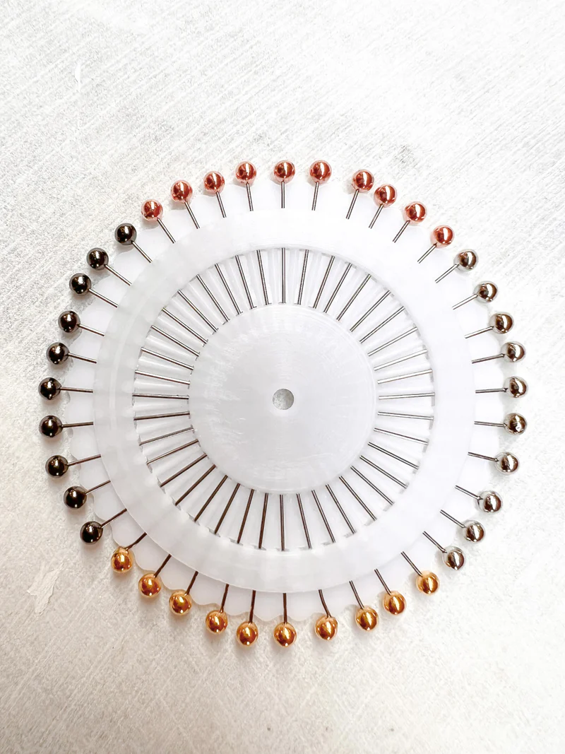 Ball Head Hijab Pin Wheel – Multi‑Color Abaya Pins (40 pcs) | Secure, Stylish, Easy‑Use Wheel Pins