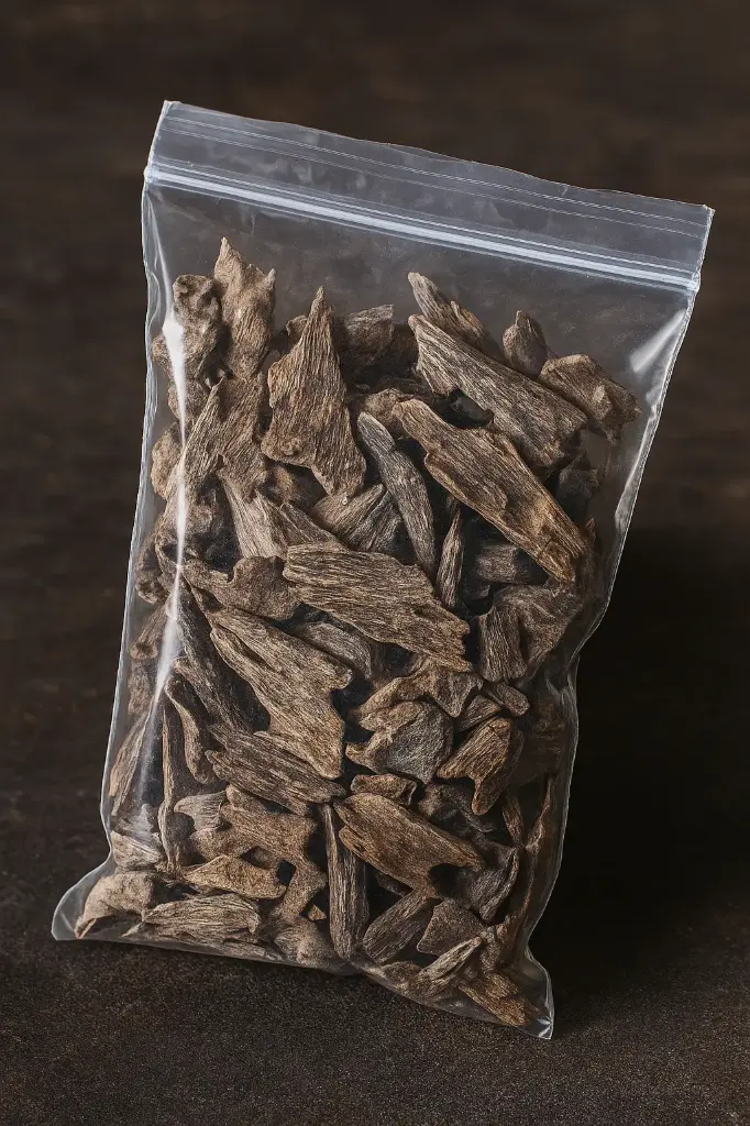 Visa Muri 2008 Edition - Manipur Mountain Oud | Wild Hindi Agarwood Chips | Indian Oudh from Northeastern Forests - Mani Muri
