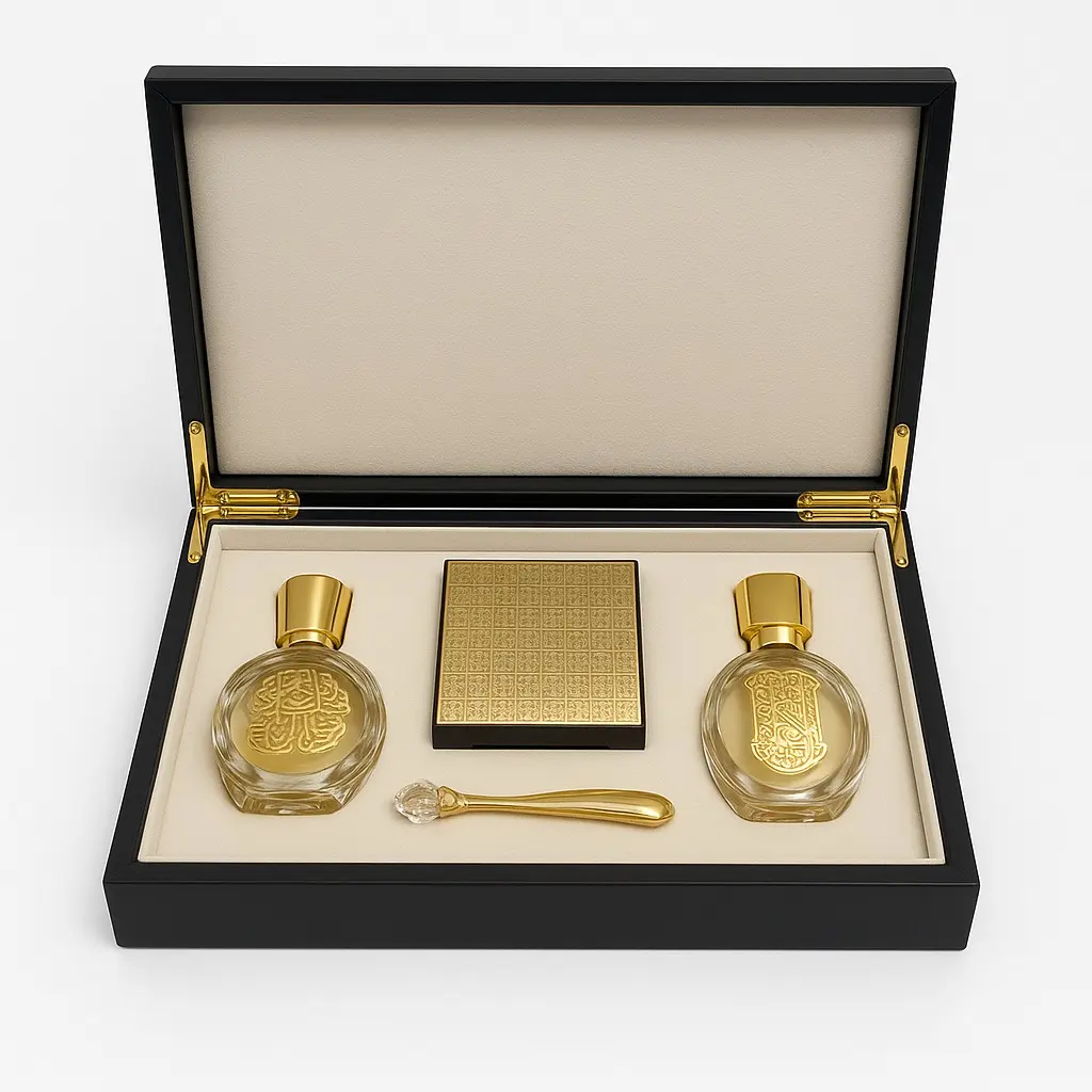 Premium Manipur Hindi Oud Chips & High-Grade Burmese Oud Oil – Limited Edition Gift Box by Aman Miya