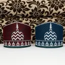 Barkati Topi Ala Hazrat Combo – White & Black Islamic Prayer Cap, Curated by Aman MiYA 