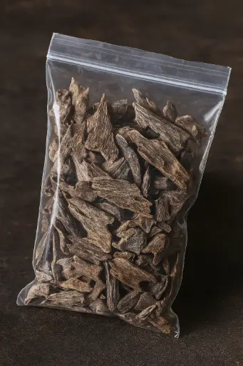Visa Muri 2008 Edition - Manipur Mountain Oud | Wild Hindi Agarwood Chips | Indian Oudh from Northeastern Forests - Mani Muri