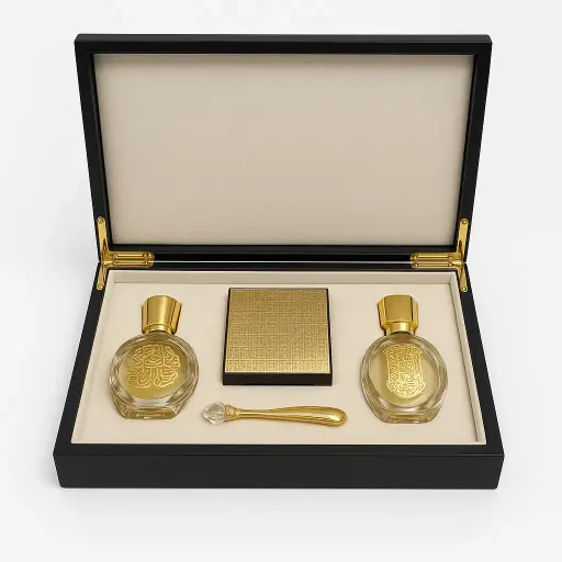 Premium Manipur Hindi Oud Chips & High-Grade Burmese Oud Oil – Limited Edition Gift Box by Aman Miya