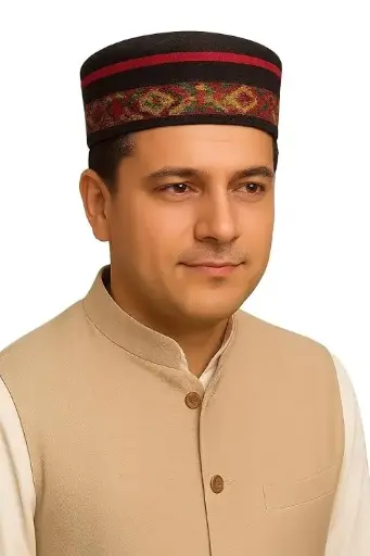 The Miya Store Himachal Cap – Traditional Pahadi Topi | Pure Wool Handmade Kullu Hat, Multicolour