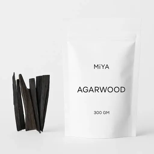 MiYA Fragrance & Fashion Agarwood 100% Pure | 300g Natural Sacred Wood for Wellness