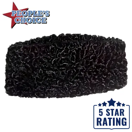 MiYA Handcrafted Karakul Liyaqat Cap – Traditional Afghani Qaraqul Topi and Kashmiri Wool Hat for Men, Premium Islamic Headwear with Classic Heritage Design