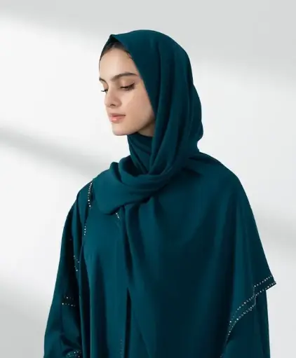 Kaftan Abaya Set – Casual Modest Dress with an Elegant Design, Flowing Silhouette, and Comfortable Fit for Everyday & Special Occasions 
