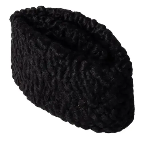 Men's Astrakhan Fur Ushanka Hat – Premium Handmade Black Winter Headdress | Traditional Russian Style Karakul Fur Cap | Ultra-Warm, Windproof, Insulated Winter Headwear | Luxury Fur Hat for Extreme Cold