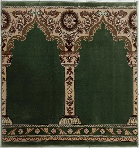 MiYA - Washable Mosque Janamaz Carpet Roll for Masjid & Hall Runner | Sajadah Prayer Mat - Multicolor [ Commercial Size- 4x20 Feet ]