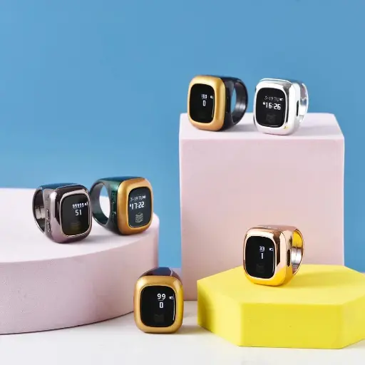 MiYA - Multifunction OLED Digital Tasbeeh Ring – Smart Zikr Counter Ring